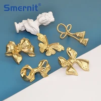 bowknot brass furniture handles for cabinets and drawers butterfly door knobs and handles kitchen cupboard closet drawer pulls