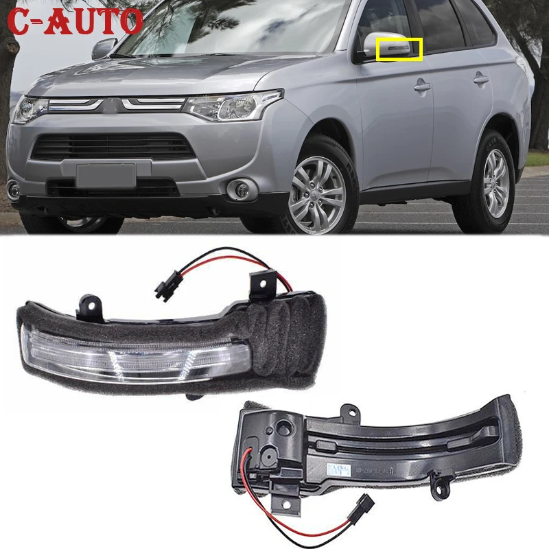 

Car LED Outer Rearview Mirror Turn Singal Blinker Lamp Side Mirror Light Light For Mitsubishi Outlander 2013-2019 Indicator Lamp