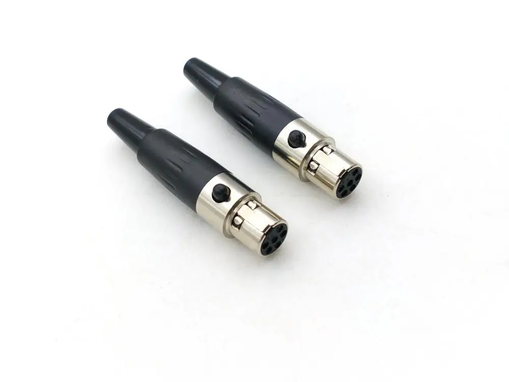 2 шт. 6-контактный разъем Mini XLR | Обустройство дома