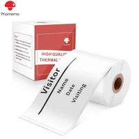 multi purpose square self adhesive label for phomemo m110m200 original label printer labelsroll