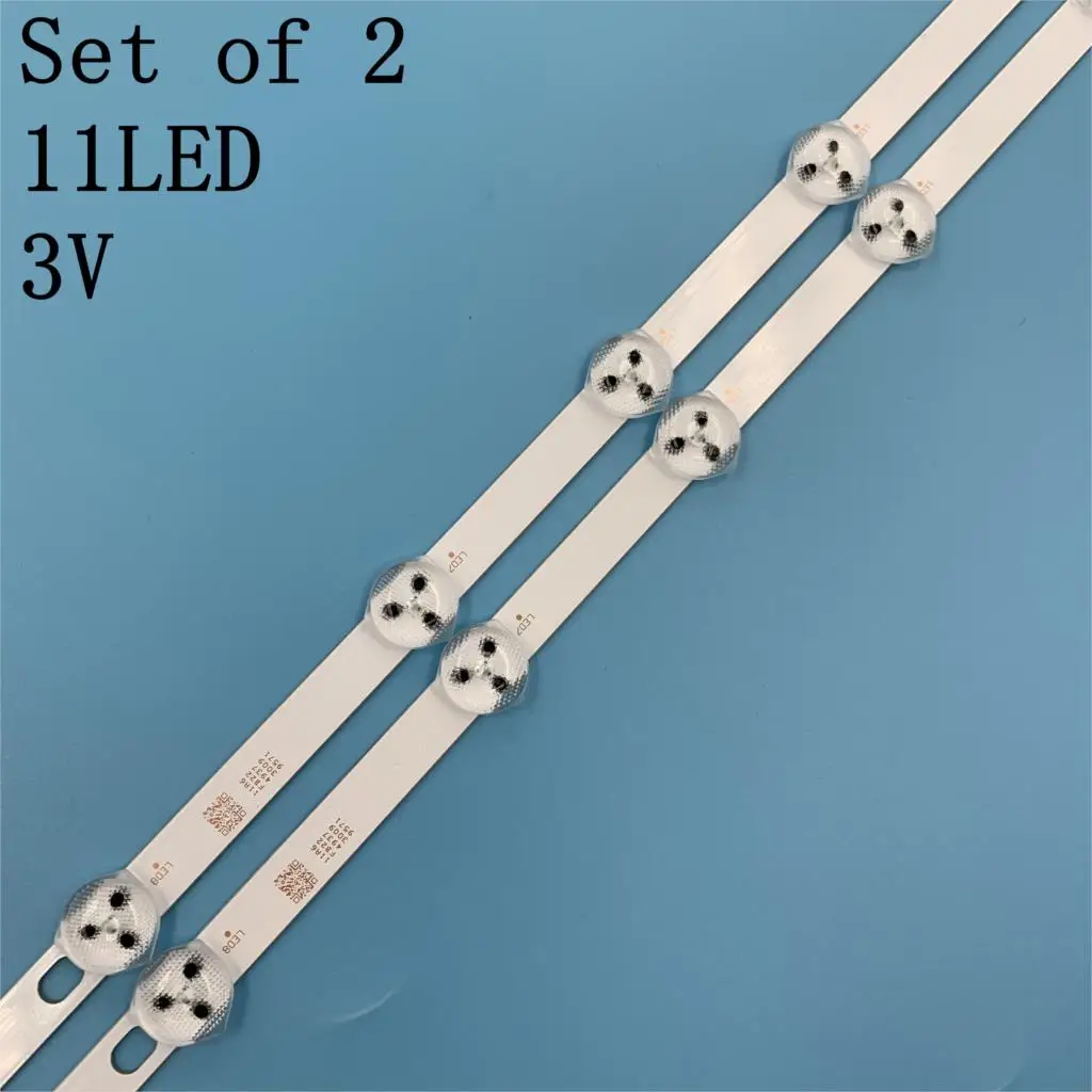 11 светодиодных лент для подсветки TELEFUNKEN TE32182B29C10 32TLKD LED SMART 32XT3000DM комплект полос ТВ