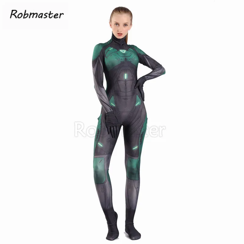 Костюм Аниме Gen:LOCK Cospaly унисекс из спандекса Zentai sinclear Kazu Valentina Cammie комбинезон