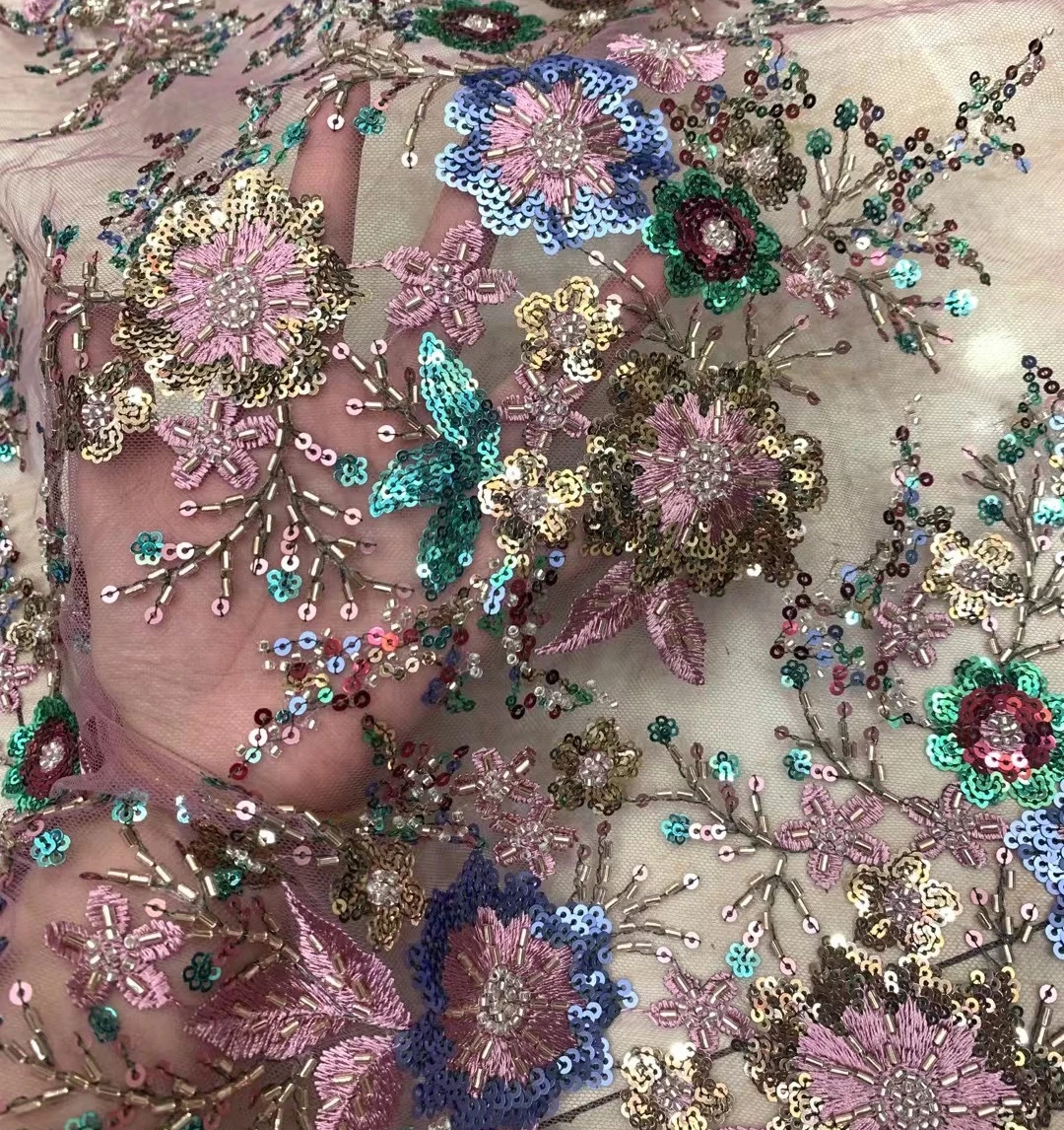 

Новое поступление, кружево ручной работы, африканская французская кружевная ткань, высококачественное бисерное кружево из Ганы для нигерийских кружевных тканей вечерние вечернего платья