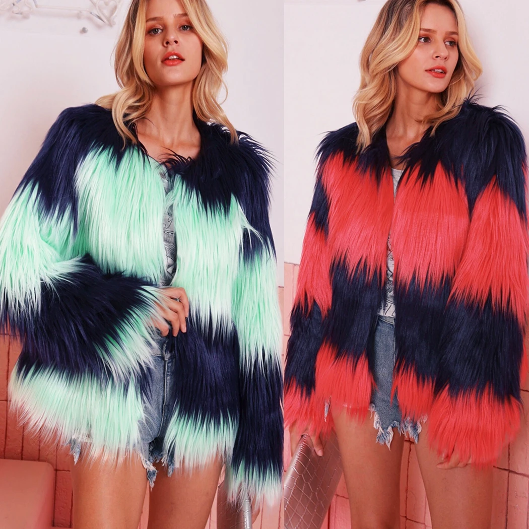 Большие размеры длинные меховые куртки 2019 зимние пальто из искусственного меха