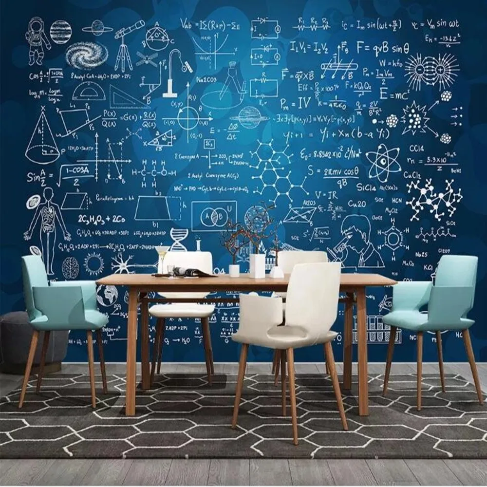 Пользовательский 3D скандинавский фон для фотографирования с изображением ДНК