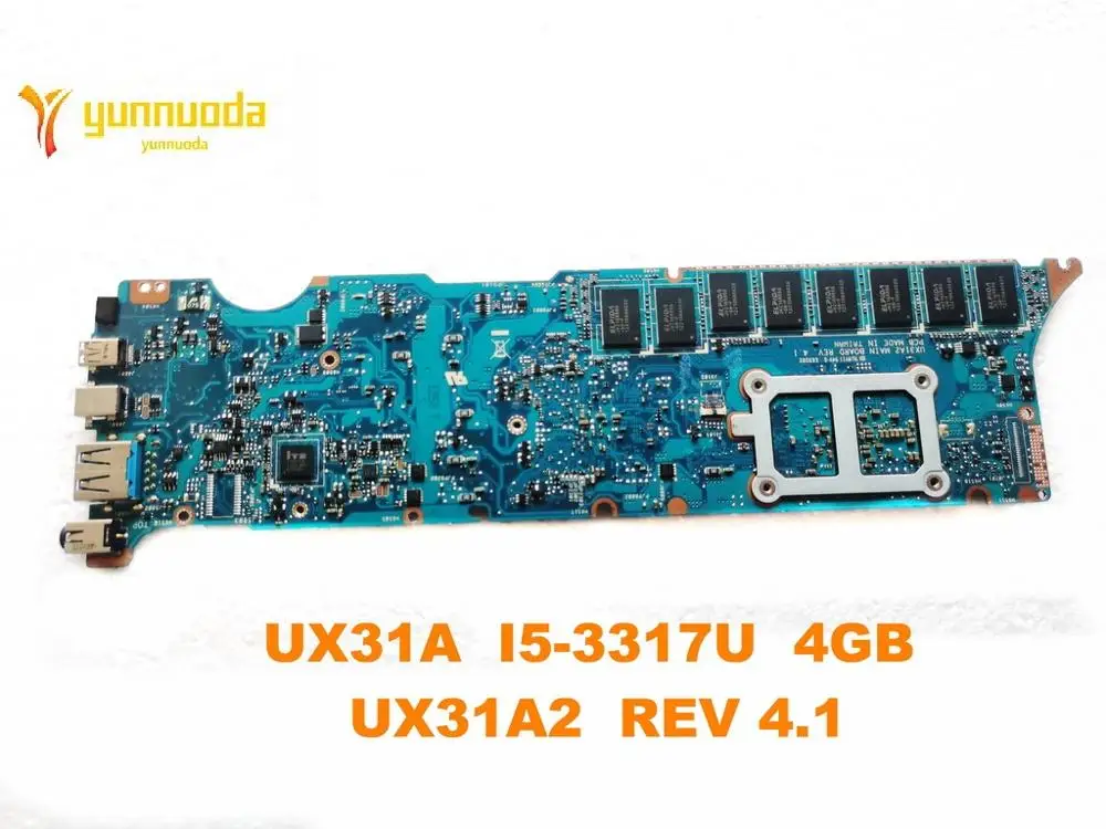 Оригинальная материнская плата для ноутбука ASUS UX31A I5-3317U 4 Гб UX31A2 REV 1