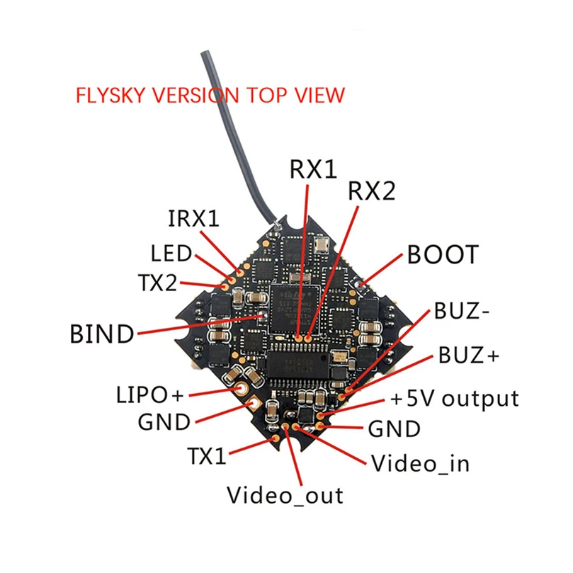 Happymodel F4 PRO V3.0 Контроллер полета Blheli_S 10A 2-4S бесщеточный ESC для Frsky Flysky приемник для Cinecan 4K Дрон