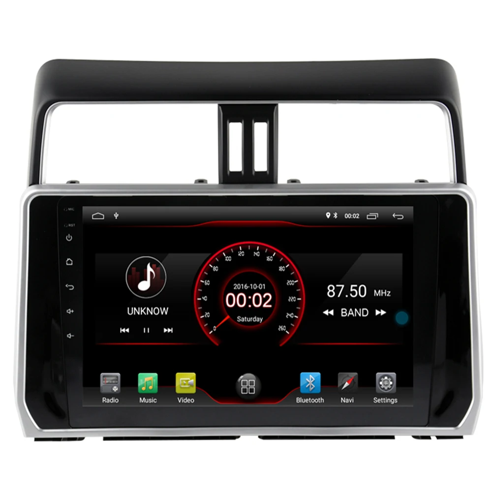 Автомобильный DVD плеер с радио 10 2 &quot din android для Toyota PRADO 150 2018 2020 головное