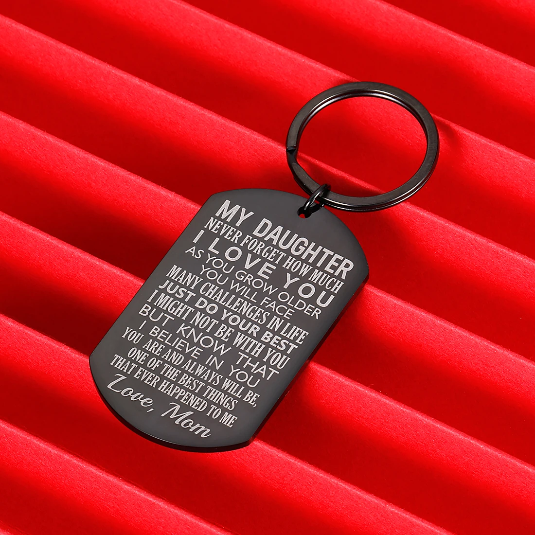 Брелок для моей дочери от мамы я хочу чтобы вы верили что любите маму подарок