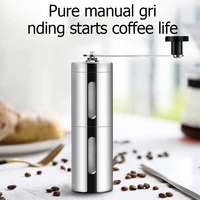 adjustable coffee grinder mini stainless steel hand manual coffee bean grinders mill kitchen tool handmade crocus grinders
