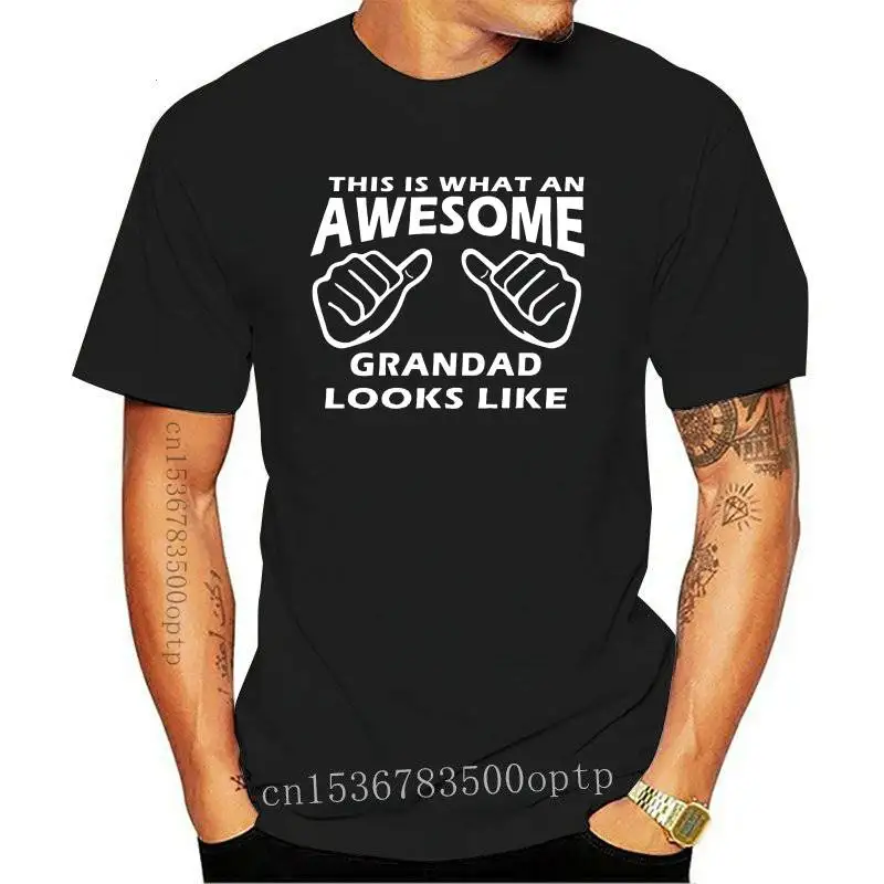 

Awesome Grandad - Mens Funny T-Shirt Present Gift Fathers Day Birthday Granddad