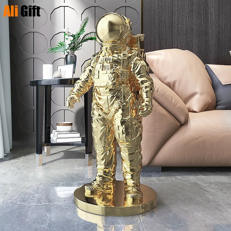 

Large Nordic 88cm 58cm Astronaut Living Room Floor Decoration Office Astronaut Soft people Home Decoration gift decor beige