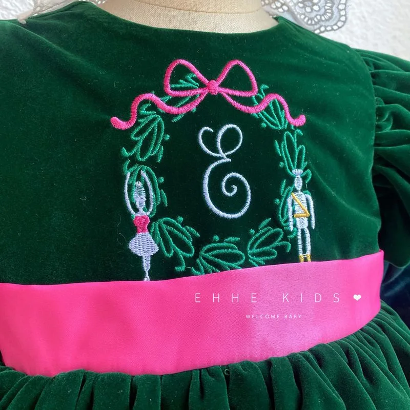 0-12years Autumn Turkey Children's Christmas Dress Princess Performance Clothing Children Kids Dresses for Girls Eid | Детская
