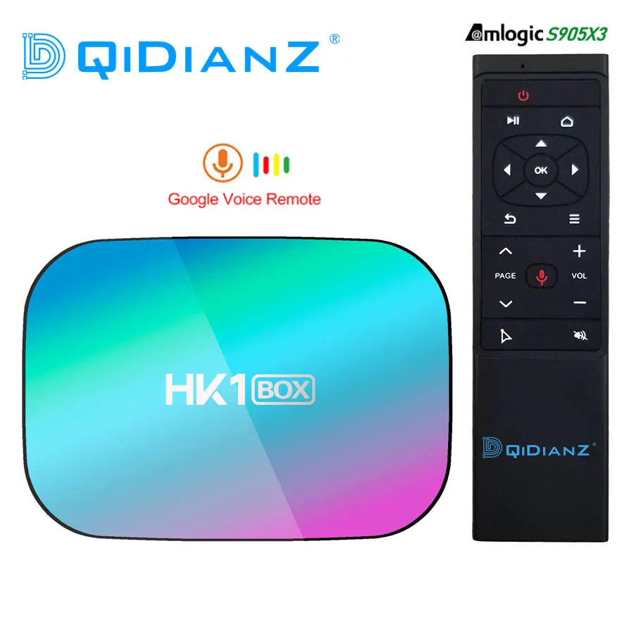 ТВ приставка HK1BOX 4 + 128 ГБ 8K Amlogic S905X3 Android 9 0 двойной Wi Fi 1080P 4K Youtube|ТВ-приставки и