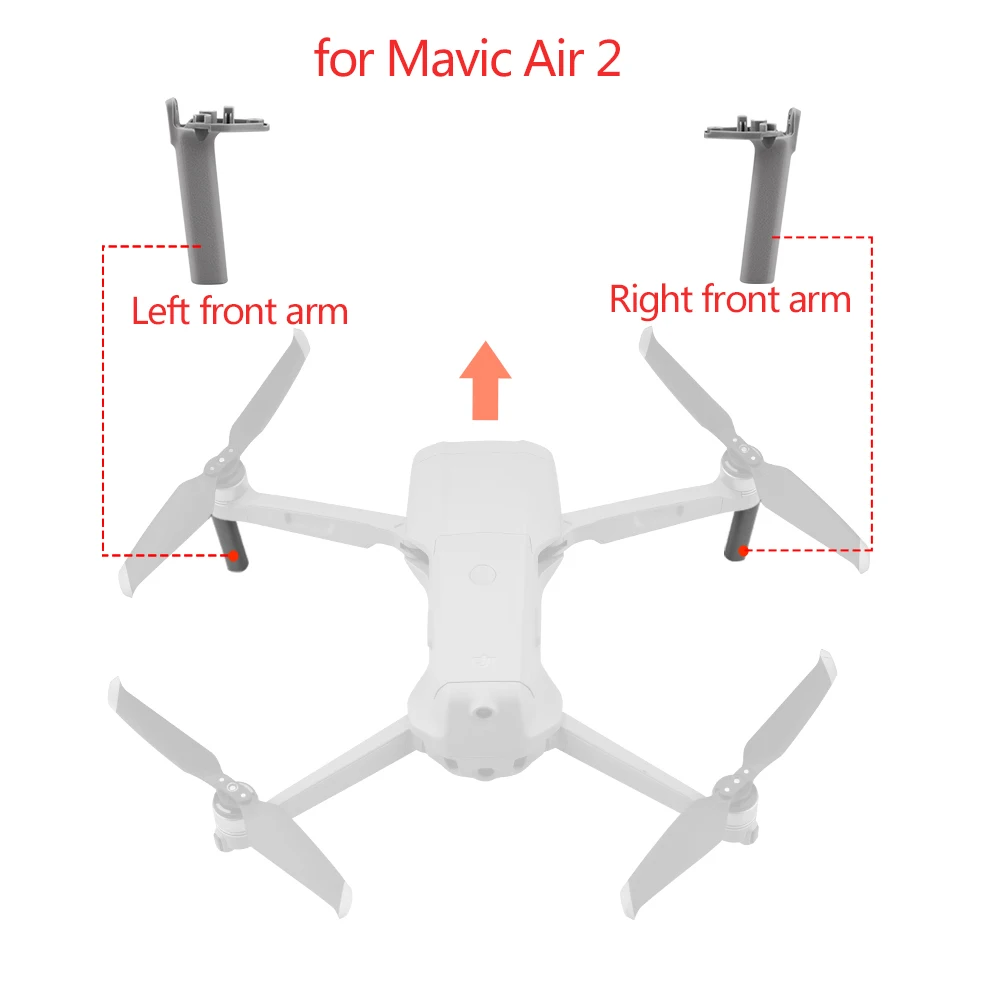 

Запасные части для дрона DJI Mavic Air 2, левая/правая передняя подставка, шасси для дрона Mavic Air 2