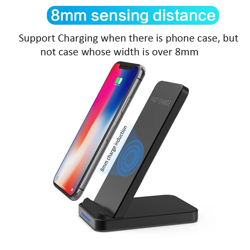 Беспроводное зарядное устройство Qi 10 Вт для iPhone 11 Pro X XS 8 быстрая Беспроводная