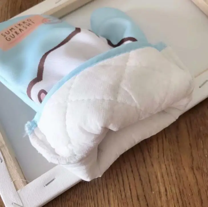 

1 Pcs Kawaii Japan Anime Sumikko Gurashi Microwave Oven Anti-scald Gloves Heat Insulation Thickened Kitchen Baking Gloves Toys