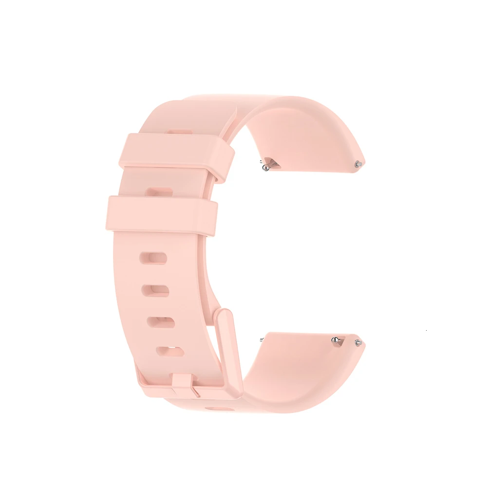 Pink Сменный ремешок для Fitbit Versa/Versa 2, мягкие силиконовые водонепроницаемые наручные аксессуары, ремешок для Fitbit Versa 2, ремешок - Цвет: Pink