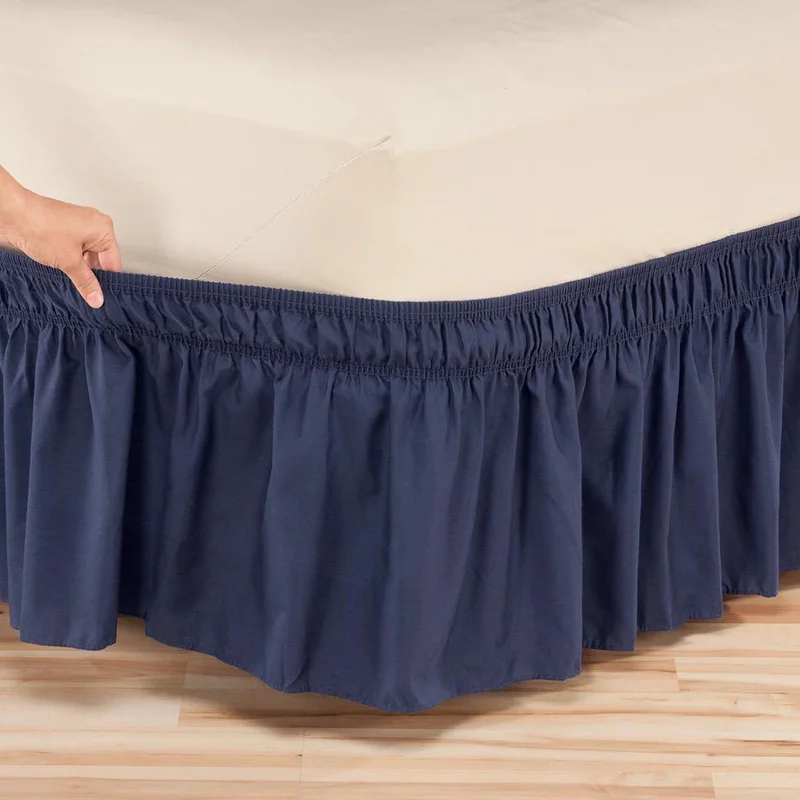 15 цветов отель эластичная кровать юбка сплошной цвет покрывало без поверхности