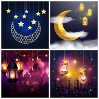 laeacco ramadan eid al adha mubarak muslim lantern photographic backdrop baby scene wall photography background photo studio