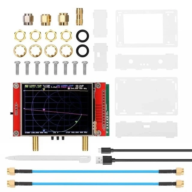 NanoVNA V2 3G 50KHz-3GHz Vector Network Analyzer Tester Antenna Analyzer Shortwave S-A-A-2 Nano Vna HF VHF UHF Cable Tracker cas