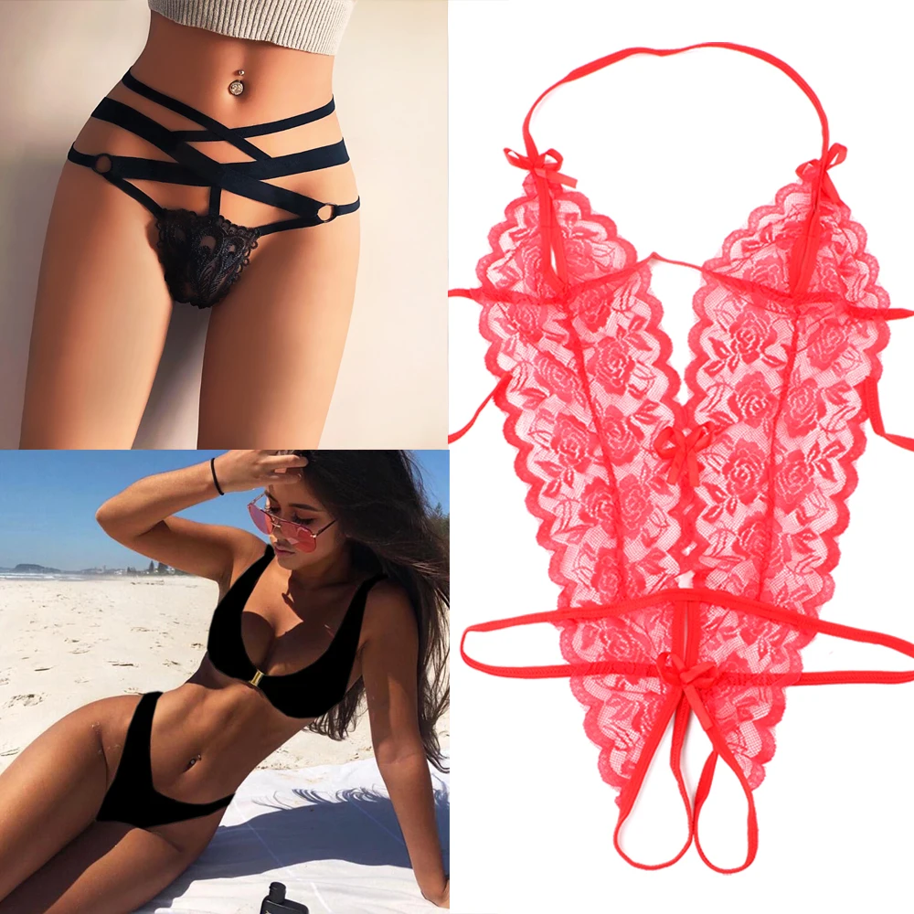 Женское сексуальное Трехточечное Нижнее белье стринги нижнее эротическое