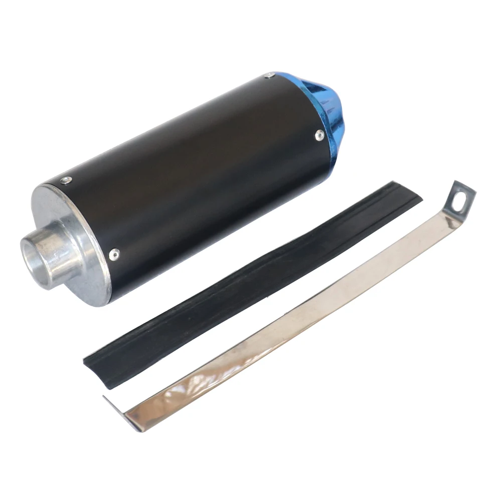 Глушитель выхлопной трубы 28 мм из красного алюминия для квадроцикла