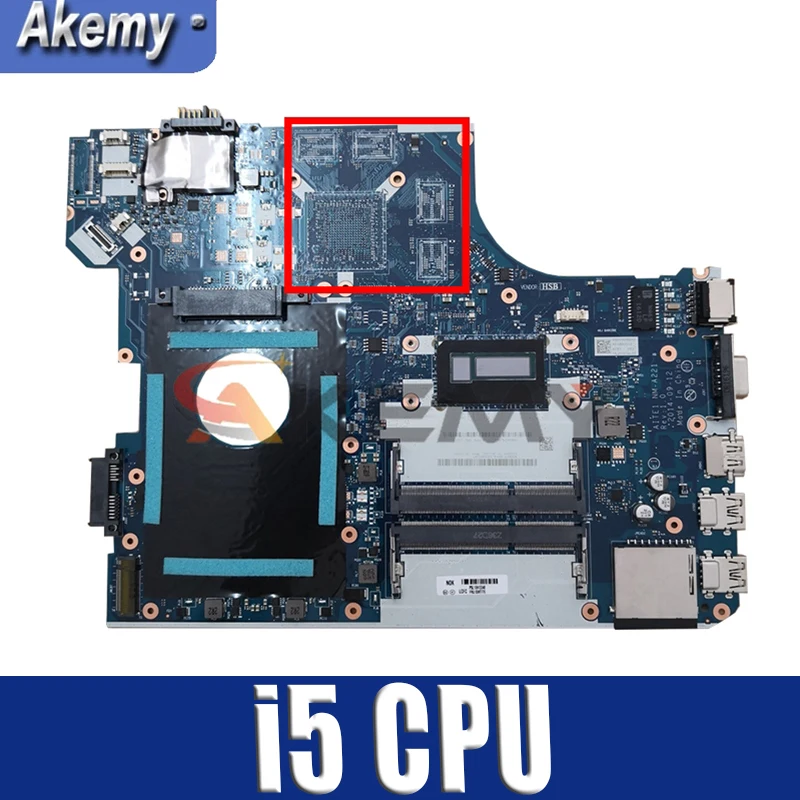 

(Free shipping) AITE1 NM-A221 Mainboard For Lenovo Thinkpad E550C E550 Laptop Notebook motherboard With i5 CPU 100% Fully Tested