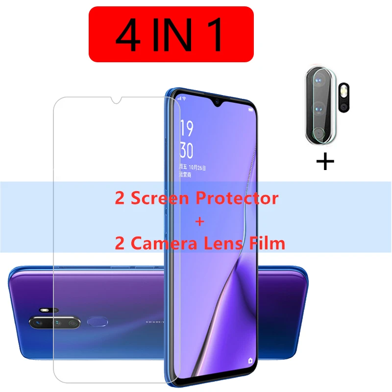 Закаленное стекло для экрана Realme C11 2 шт. твердое Защитное 6 6i XT X2 5 X50 Pro OPPO A9