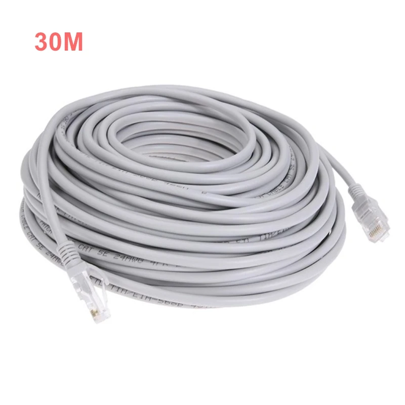 

1M/3M/5M/10M/15M/20M/30M/40M IP Camera RJ45 Cable CAT5 Waterproof High Speed Netwerk Lan Cable for IP POE Camera System