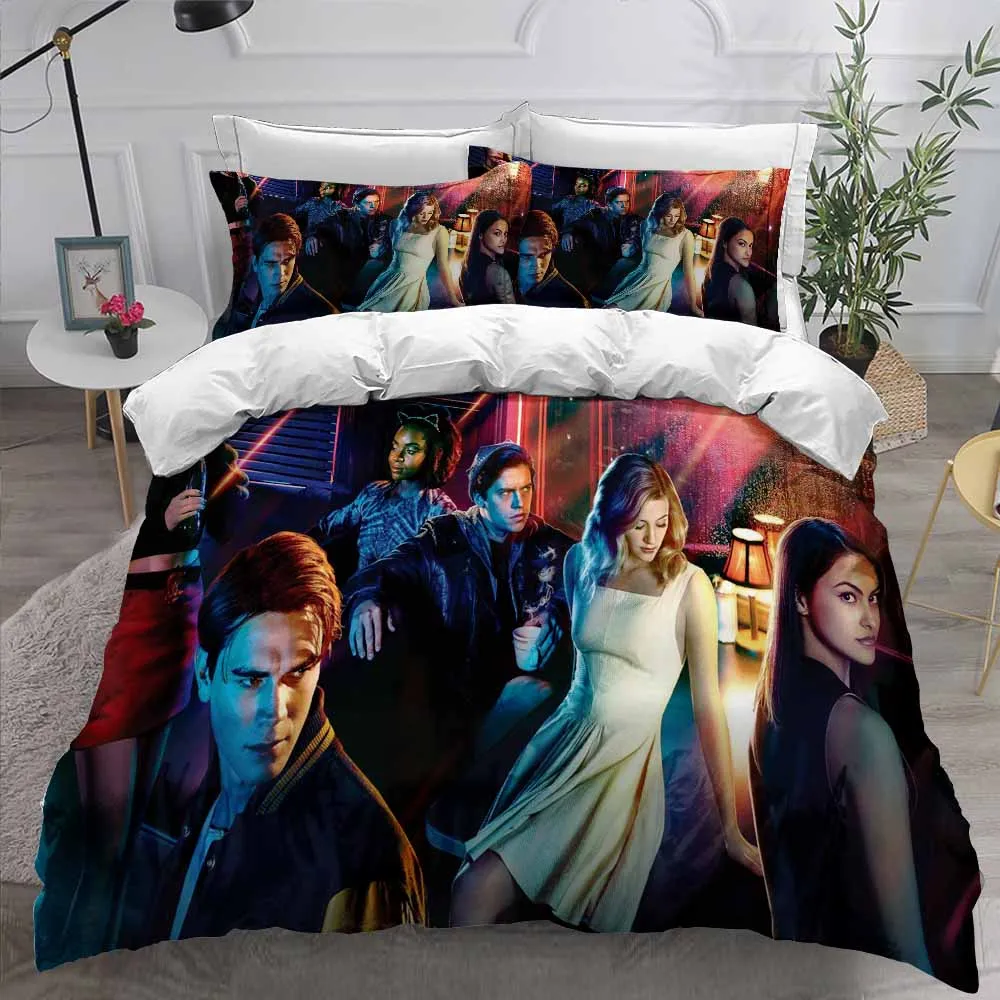 Комплект постельного белья Riverdale для дома односпальное и двухместное постельное