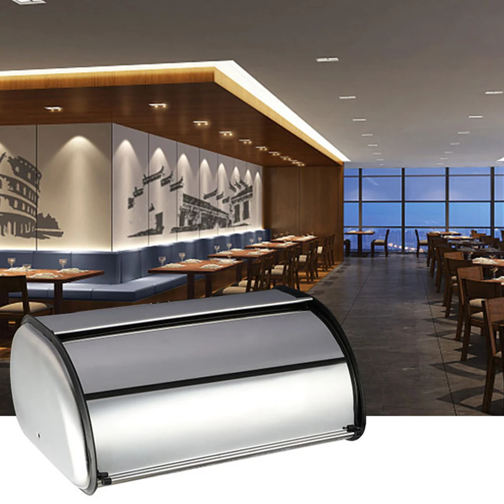 Прочный большая вместительность Хлебница из нержавеющей стали Кухонный