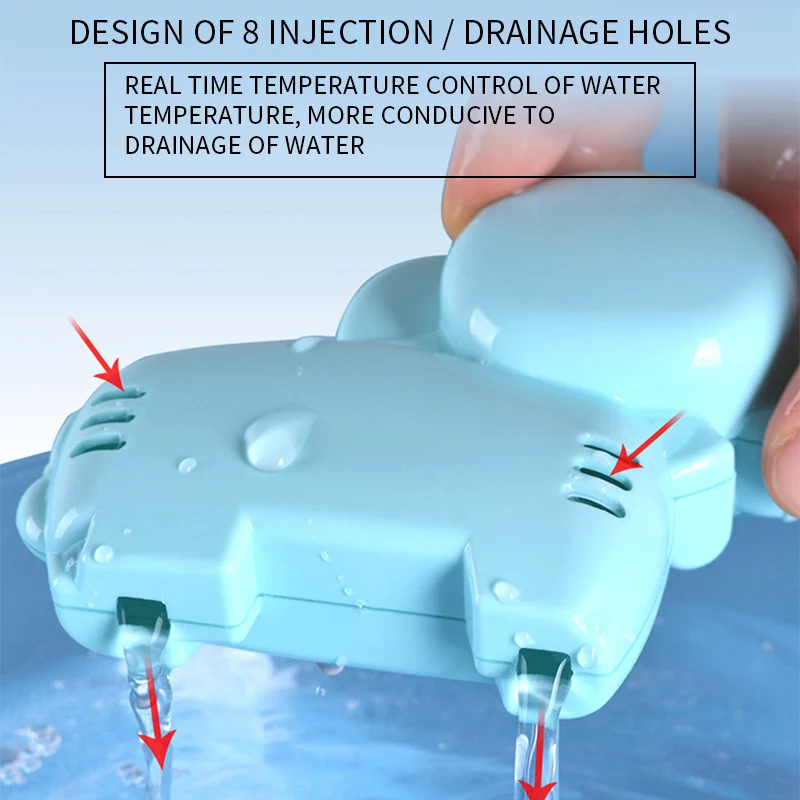 Детский пластиковый термометр для ванны с мультяшным принтом|Приборы измерения