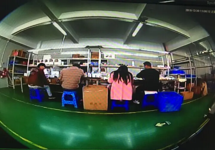 Металлическая аналоговая потолочная купольная камера 7440 + 8510 3 светодиода