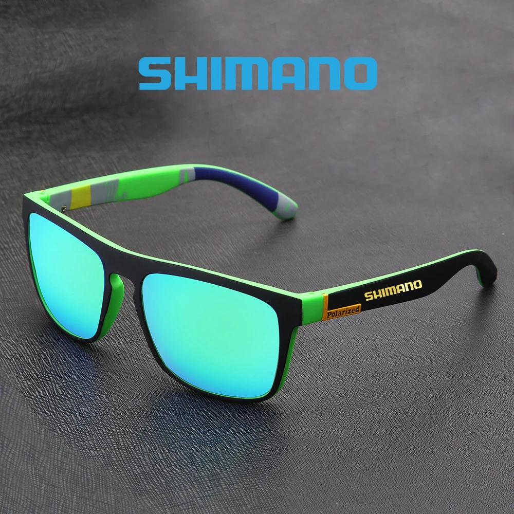 

2021 Shimano Sunglasses Man Fishing Glasses Outdoor Mountaineering Anti-ultraviolet Polarized Sunglasses Riding Driving Glasses