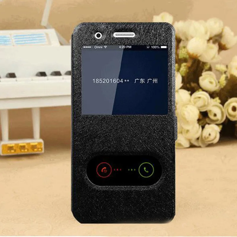 Задняя чехол для Huawei P9 Lite телефона мини-чехол SLA-L22 вид окна флип мини 5 0 &quotчехол