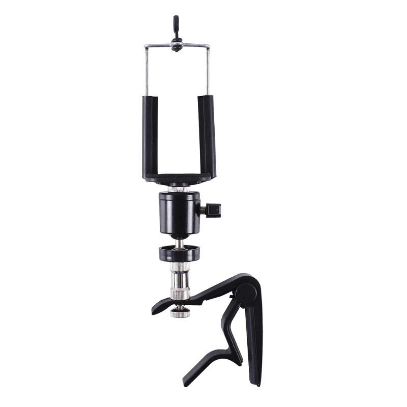

Smartphone Guitar Capo | Dock Headstock Neck Clamp | Cell Phone Holder Aid Musicians | Electric or Acoustic Guitars