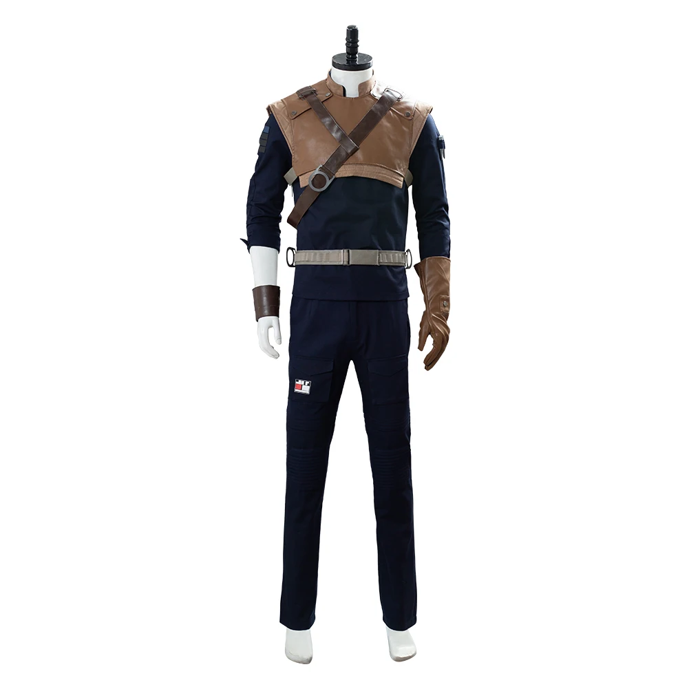 

Jedi Cosplay Fallen Order Cal Kestis Costume Adult Men Uniform Outfit Halloween Carnival Costumes