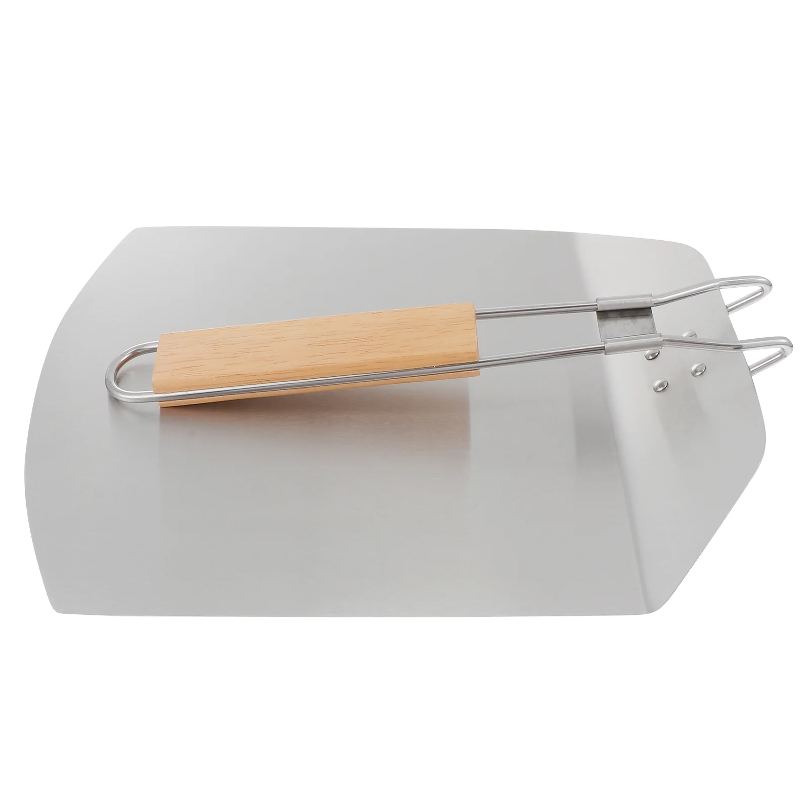 

1 Pc Foldable Stainless Steel Food Spatula for Pizza Pie Pancake Steak (Assorted Color)