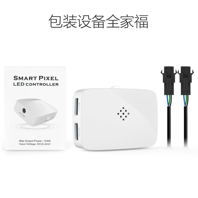 WS2812B Controller Smart WiFi APP Control Support Amazon Alexa Google Home for 3 pin WS2812 SK6812 4pin WS2813 WS2815 DC5-24V | Освещение