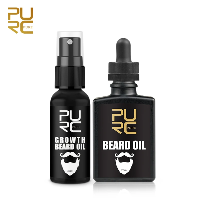 

Fast Growth Beard Hair Oil Kit Anti Hair Loss Spray Man Beard Conditioner Fuller Moustache Anti Hair Fall Care