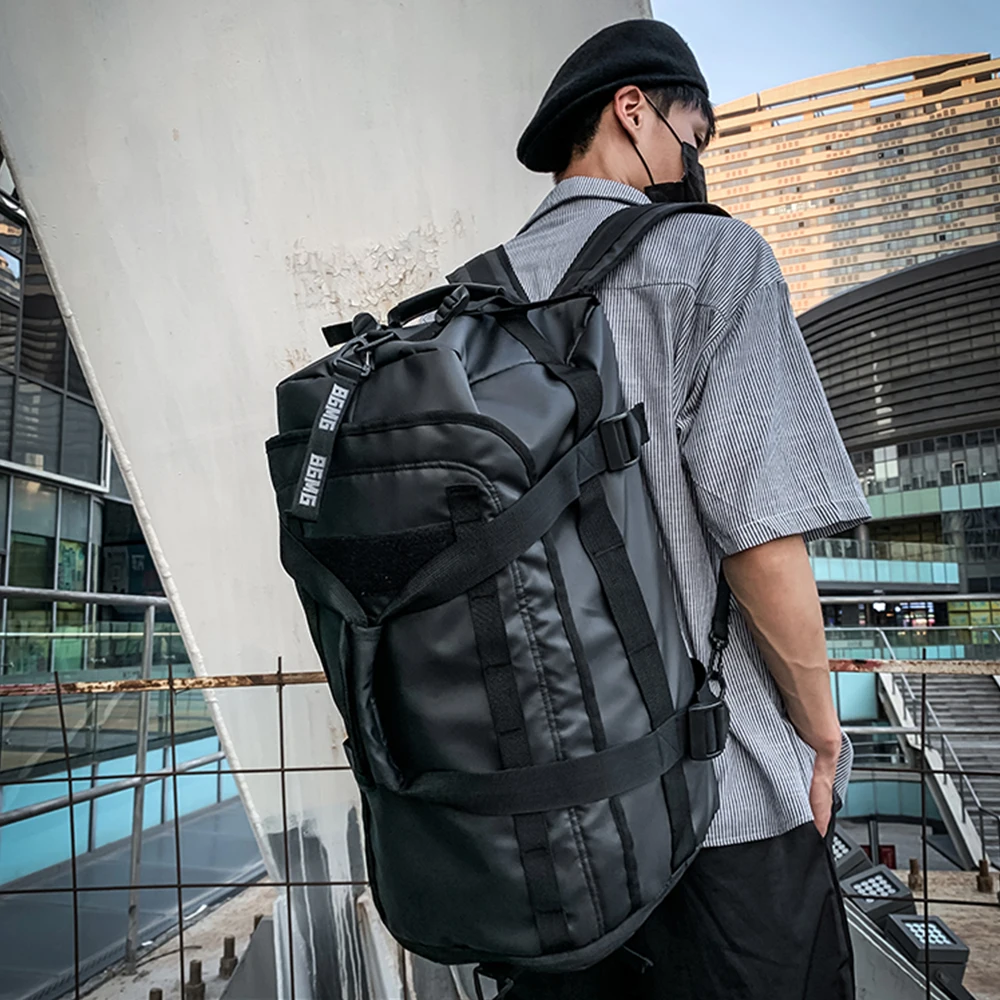 Gym Backpack  Fitness Leather Bag Travel Durable Handbag Training Sport Bags Outdoor Women Men Training School Bag Day Bag X150A