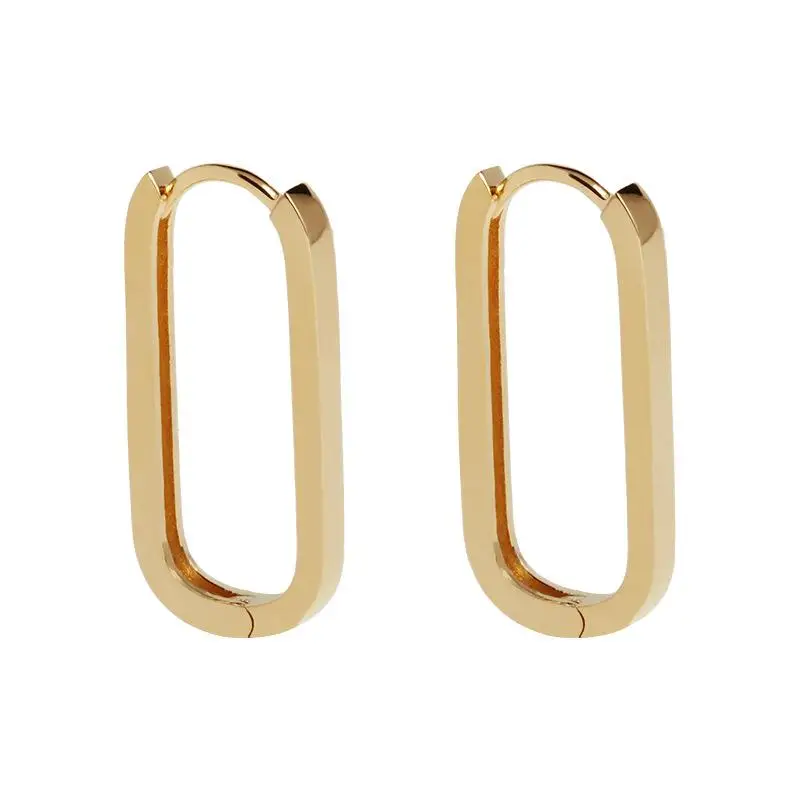 

10K Gold Garnet Earring for Women Aretes De Mujer Oorbellen Jewelry Bijoux Femme Orecchini Bizuteria 10K Gold Gold Earrings Girl