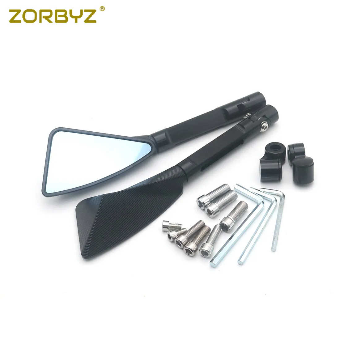 ZORBEEZ CNC алюминиевые универсальные мотоциклетные задние боковые зеркала заднего