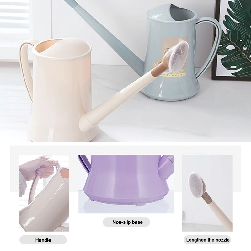 

Plastic Watering Can Indoor Watering Pot for Home Decor Long Stem Spout BDF99