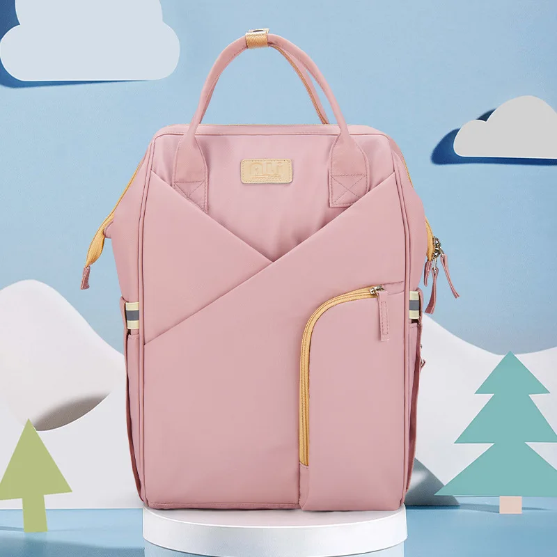 Новые рюкзаки для ухода за малышами New Mommy Baby Multi-function Care Backpacks для путешествий на открытом воздухе, большой вместимости, модного дизайна и подходящих для коляски.
