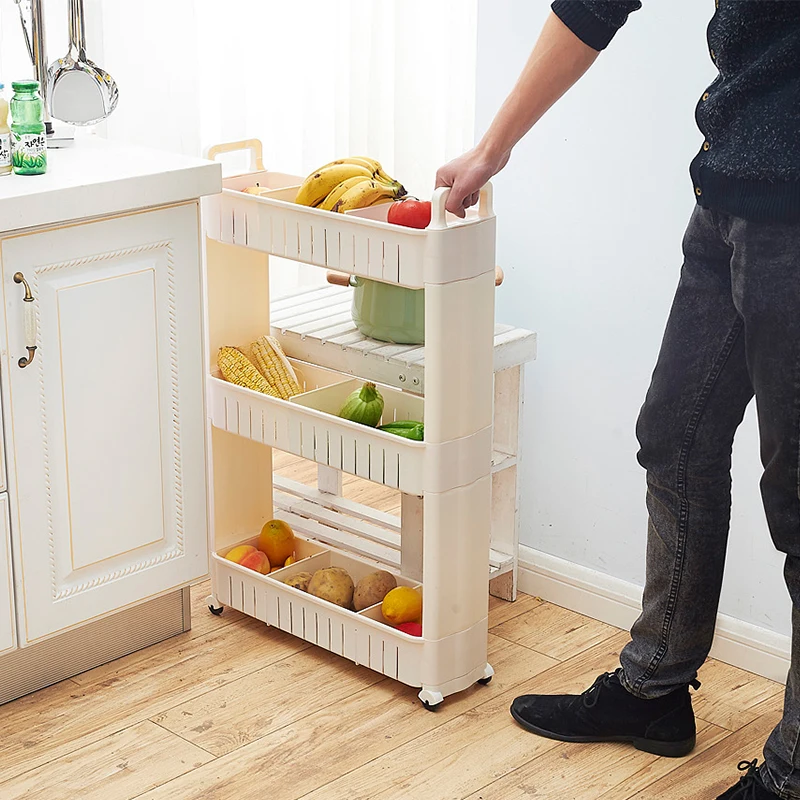 Ванная комната стеганая стойка для хранения кухонный узкий шкаф холодильник