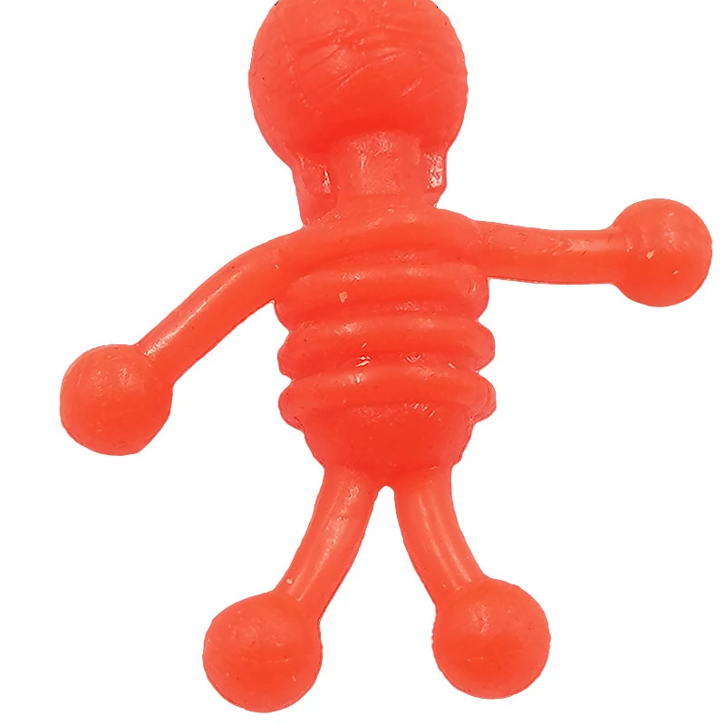 

6PC Stretchy Toys, Party Favors For Kids Halloween Skeletons 6 Colors Bulk Set Kit For Easter Egg Basket Stuffers Goodie Bags