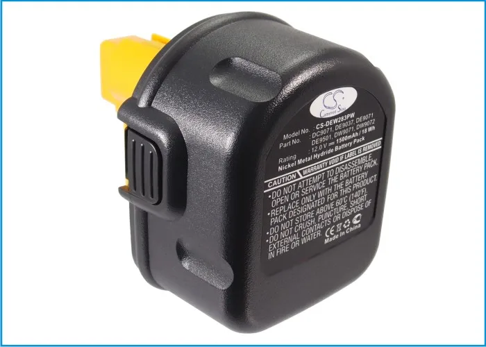 

Аккумулятор Cameron Sino 152250-27 для Dewalt 2802K, 2812B, 2812K, 2832K, 2852B, 2861K-2, 2872B, 2872K-2, 2872KQ, 2898B, 1500 мАч
