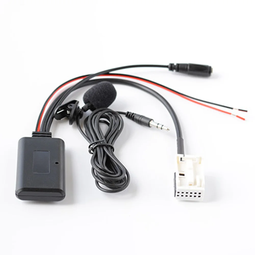 Беспроводной HIFI автомобильный аудио bluetooth-кабель адаптер микрофон Микрофон AUX